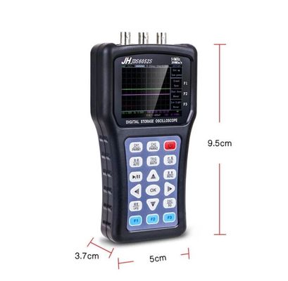 JDS6052S 100-240V 2 canales 50MHz 200MSa/S TFT Pantalla LCD portátil Osciloscopio de almacenamiento digital proveedor