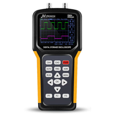 JDS2022A 100-240V 2 canales 20MHz 200MSa/S TFT Pantalla LCD portátil Osciloscopio de almacenamiento digital proveedor