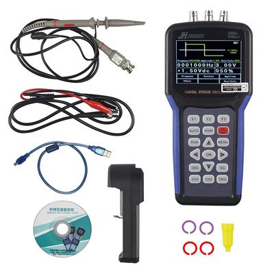 JDS2023 100-240V 1 canal 20MHz 200MSa/S TFT pantalla LCD portátil Osciloscopio de almacenamiento digital proveedor