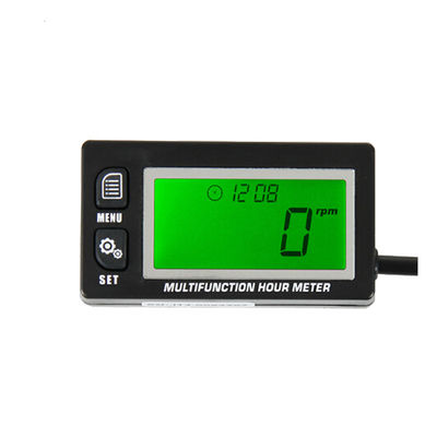HM028 Métro de horas multifunción digital Tacómetro Métro de tensión Voltómetro Reloj para motos de nieve marinas Motos de nieve proveedor