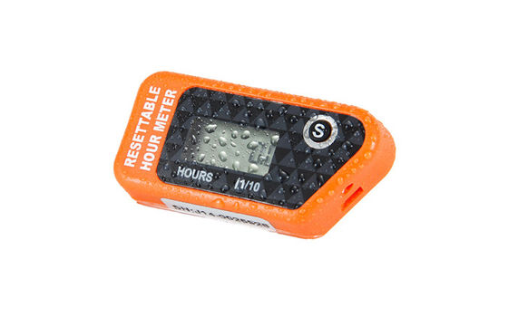 HM016H IP68 LCD digital impermeable a la gasolina con inducción y reajustable medidor de horas para parámetros, microiluminación, motores marinos proveedor