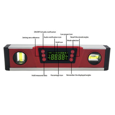 DL135 Gran LED verde brillante Nivel digital Nivel eléctrico IP54 Polvo y resistente al agua Magnetos fuertes Nivel de espíritu proveedor