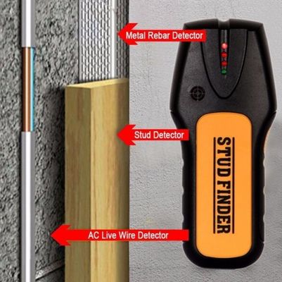 TS78B 3 en 1 Multifunción de los detectores de alambre de los detectores de madera de metal encontrar AC voltaje vivo alambre detrás de la pared proveedor