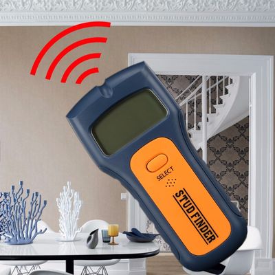 TS79 3 en 1 detectores de metal de madera de alambre de rodillo buscador de pared escáner de corriente alterna de voltaje vivo alambre de pared detrás del escáner alarma de sonido proveedor