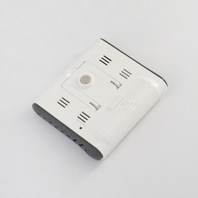 DC102 Mini LCD Digital Termómetro de interior Higrómetro de temperatura y humedad Contador de reloj Escritorio con soporte magnético proveedor