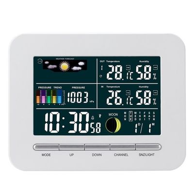 TS-76 Estación meteorológica inalámbrica de múltiples funciones Barómetro de reloj de temperatura interior y exterior Higrómetro proveedor