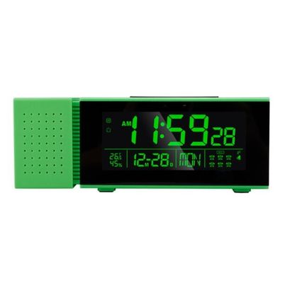 TS-P30 Reloj de alarma de luz nocturna IR Cuerpo humano Senso de sueño Reloj de color LED Cambiante de mesa digital Radio FM Termómetro proveedor