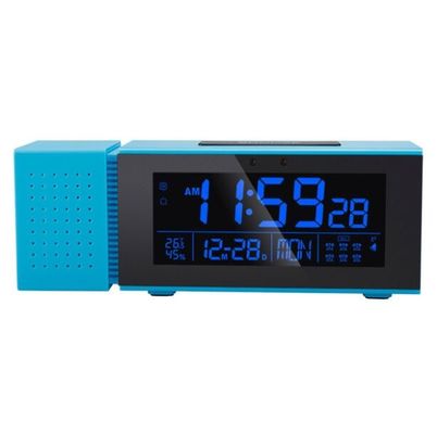 TS-P30 Reloj de alarma de luz nocturna IR Cuerpo humano Senso de sueño Reloj de color LED Cambiante de mesa digital Radio FM Termómetro proveedor