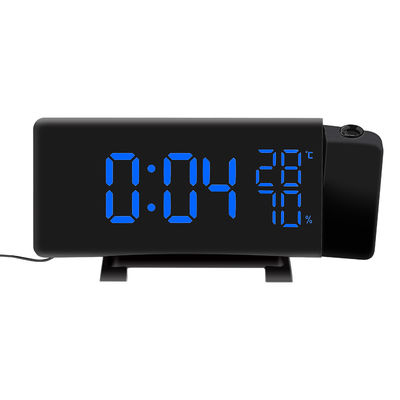 TS-5210 Relojes de alarma digital USB Reloj de proyección electrónica Radio FM Termómetro Para decoración de la mesa del dormitorio proveedor