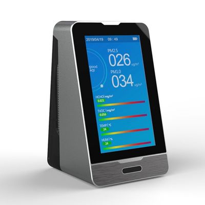 DM73A 4.3 pulgadas TFT LED pantalla digital láser portátil PM2.5 PM1.0 PM10 temperatura y humedad HCHO TOVC AQI detector proveedor