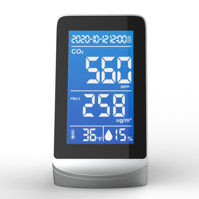 DM72D 4.3&quot; pantalla de visualización Monitor de calidad del aire digital PM2.5 Monitor de humedad de temperatura Detector NDIR infrarrojo proveedor