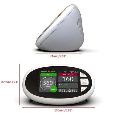 DM125C Detector de CO2 PM2.5 PM1.0 PM10 Índice de calidad del aire AQI Monitor de temperatura y humedad Medidor de calidad del aire proveedor