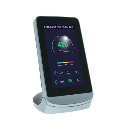 DM72C Analisador multifuncional de calidad del aire Pantalla de visualización digital CO2 PM2.5 Detector de humedad de temperatura Analisador de gas proveedor