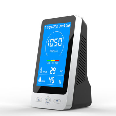 DM128C Monitor de CO2 de escritorio con detector de gas de registro de datos Medidor de CO2 recargable Detector de calidad del aire proveedor