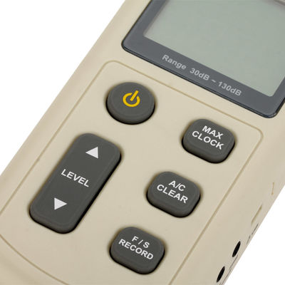 GM1356 30~130dBA medidor de nivel de sonido con USB Tester de ruido digital pantalla LCD Audio Vioce Describa el medidor Monitor de decibelios proveedor