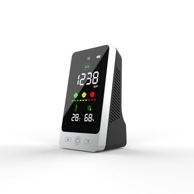 DM128B Detector de dióxido de carbono de pantalla LCD grande Concentración de CO2 Teste de temperatura ambiente y humedad Detector de CO2 proveedor