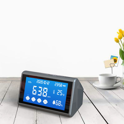 Display LCD DM96 Medidor digital de CO2 Monitor de calidad del aire interior y exterior Detector de humedad de temperatura y dióxido de carbono proveedor