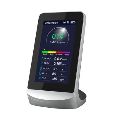 DM72B Monitor de calidad del aire C02 Contador de gases de dióxido de carbono HCHO TVOC PM2.5 PM1.0 PM10 Analisador de temperatura y humedad proveedor