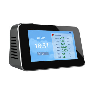 DM601B Pantalla LCD Detector de CO2 PM2.5 PM1.0 PM10 HCHO TVOC AQI Medidor de temperatura y humedad Monitor de calidad del aire proveedor