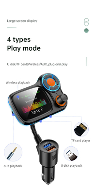 T831 Car Charger Reproductor de MP3 QC3.0 Carga rápida BT5.0 Transmisor FM Llamada sin manos proveedor