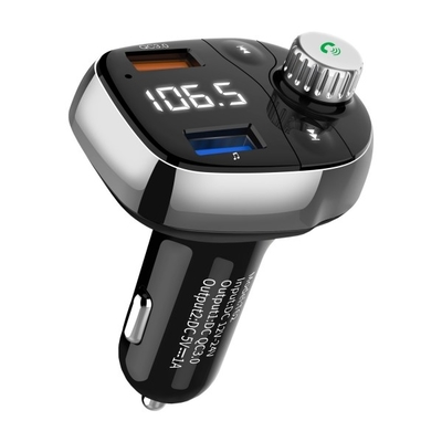 T62 QC3.0 Cargador rápido de cigarrillos para automóviles Enchufe de encendedores de cigarrillos MP3 Player Cargador inteligente multifunción proveedor